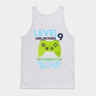 Level 9 Unlocked Awesome 2012 Video Gamer Tank Top